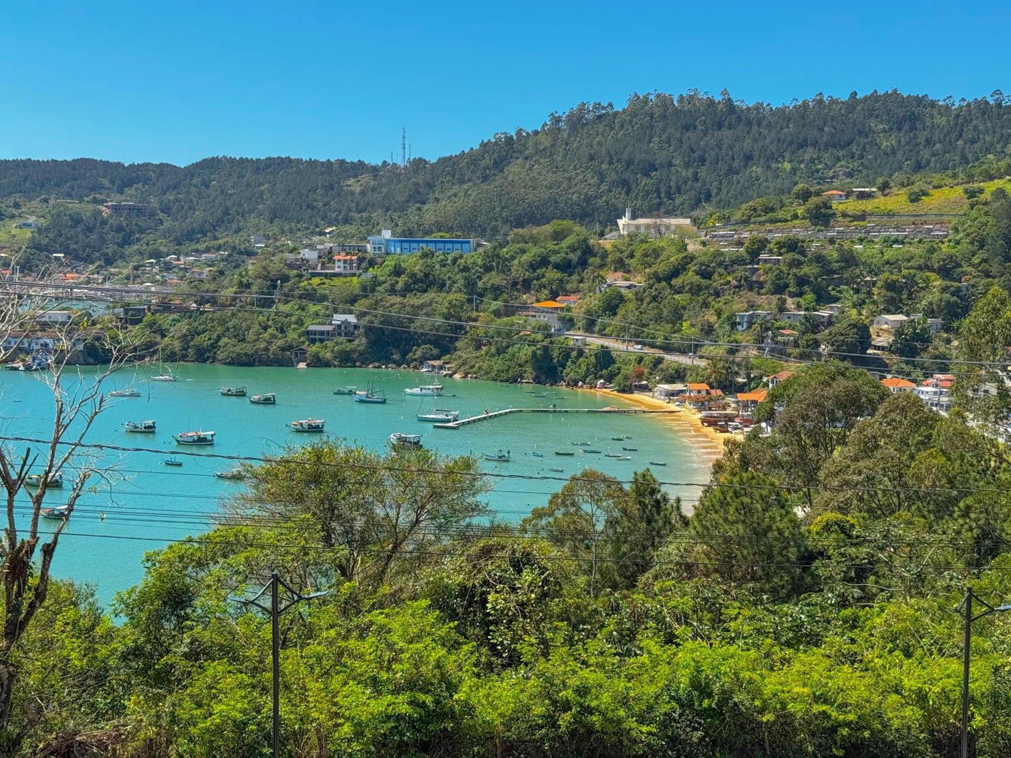 Casa Com Vista Para O Mar Em Governador Celso Ramos Zewnętrze zdjęcie